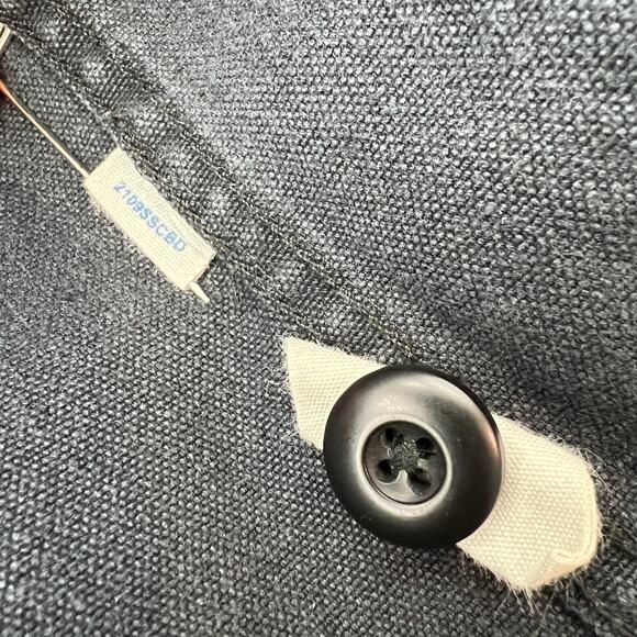 Taylor Stitch The Shop Shirt Boss Duck Coal Black Canvas Shacket - Picture 9 of 11